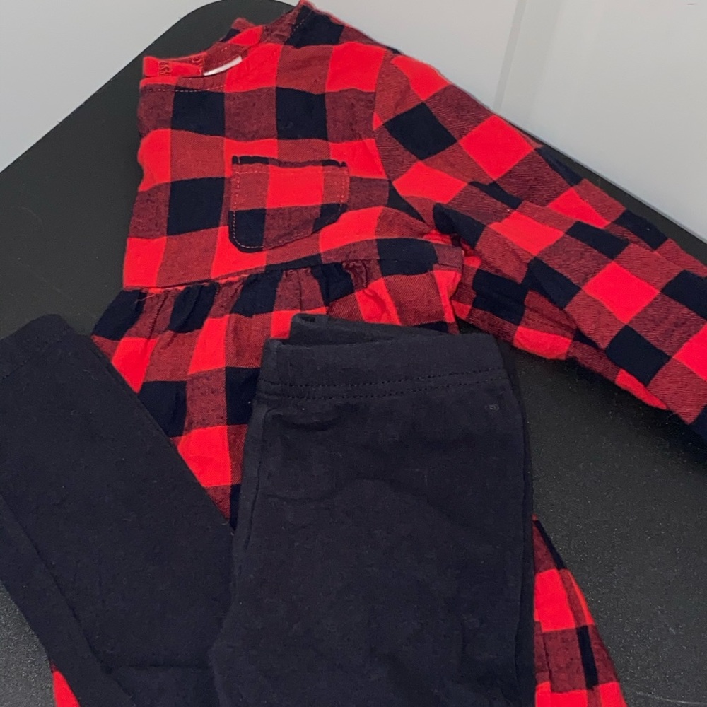 Buffalo Print Top & Leggings